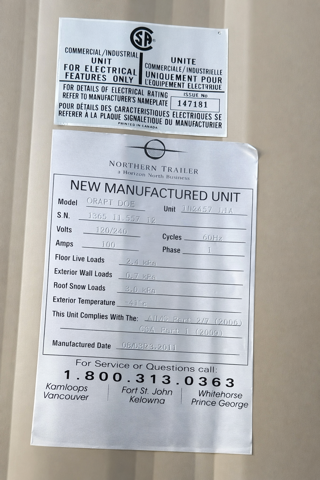 Commercial-grade mechanical room in modular housing