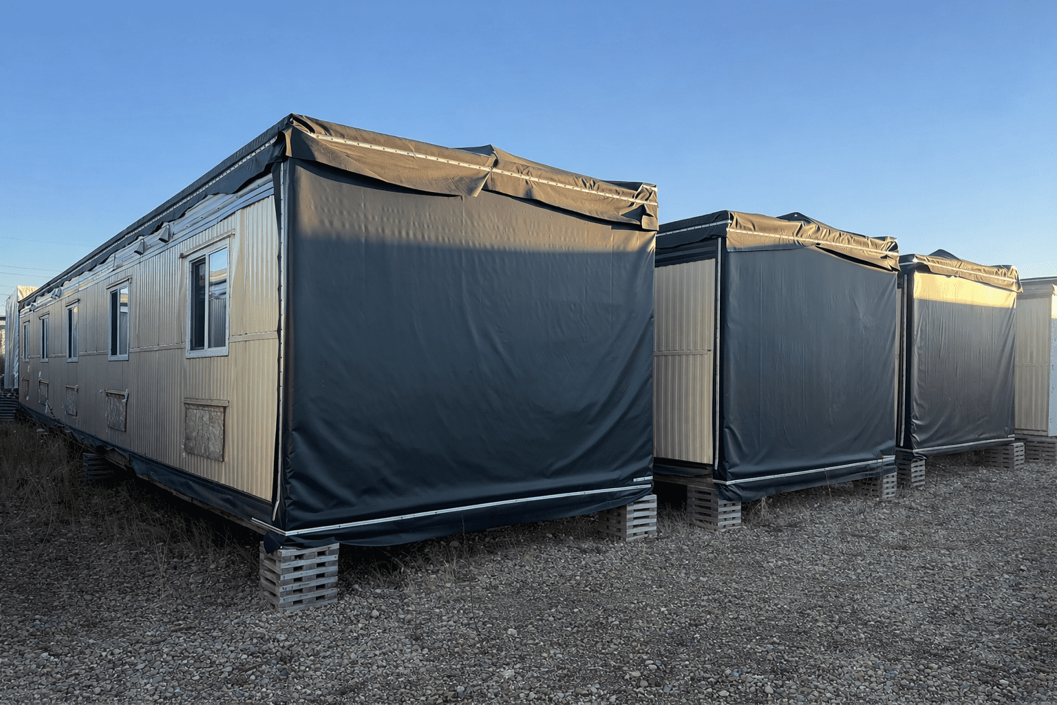 Modular construction crew housing Alberta